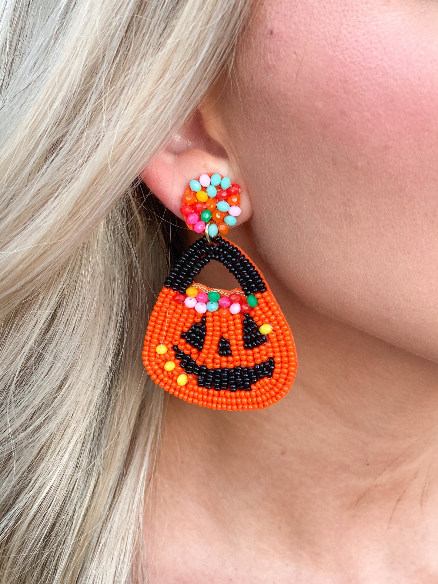 Pumpkin Candy Earring