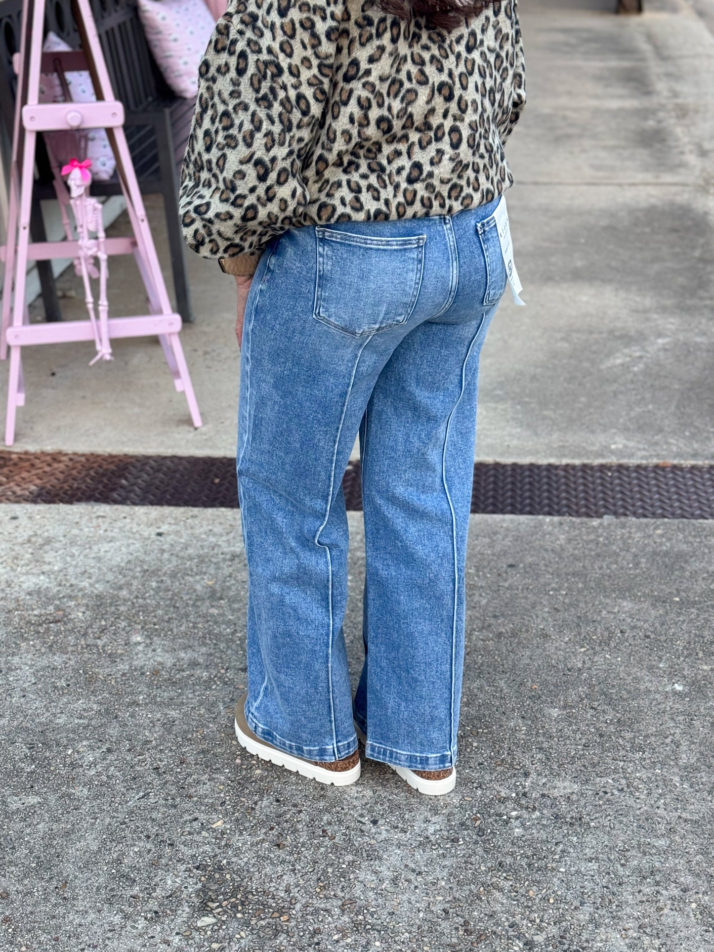 Walk On By Wide Leg Jean