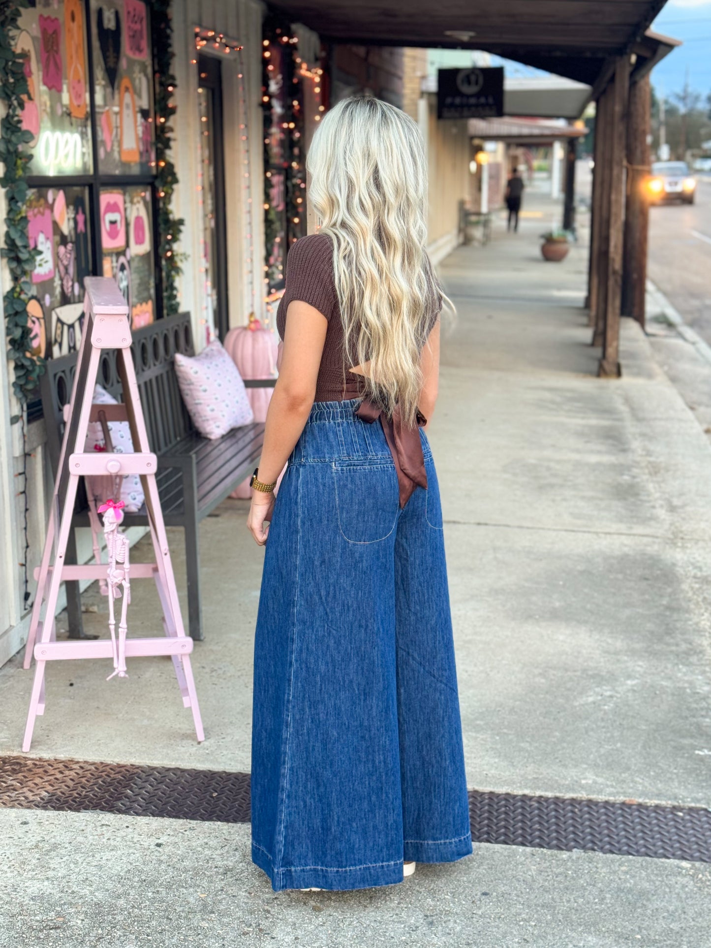 Chasing Fame Wide Leg Pants