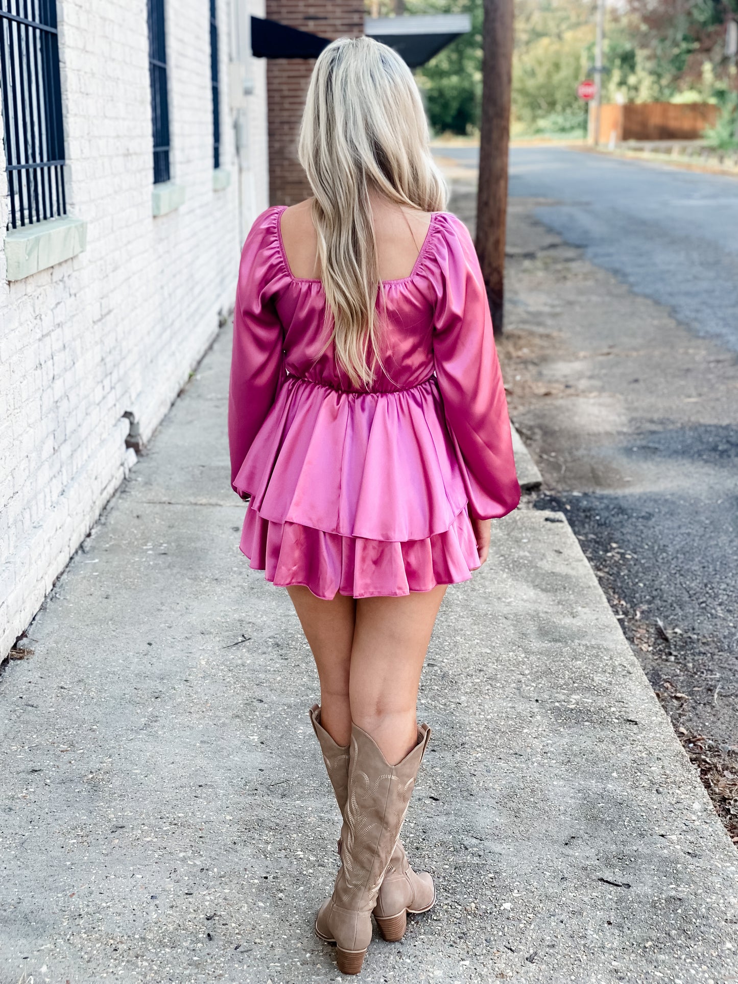 Pure Heart Satin Romper