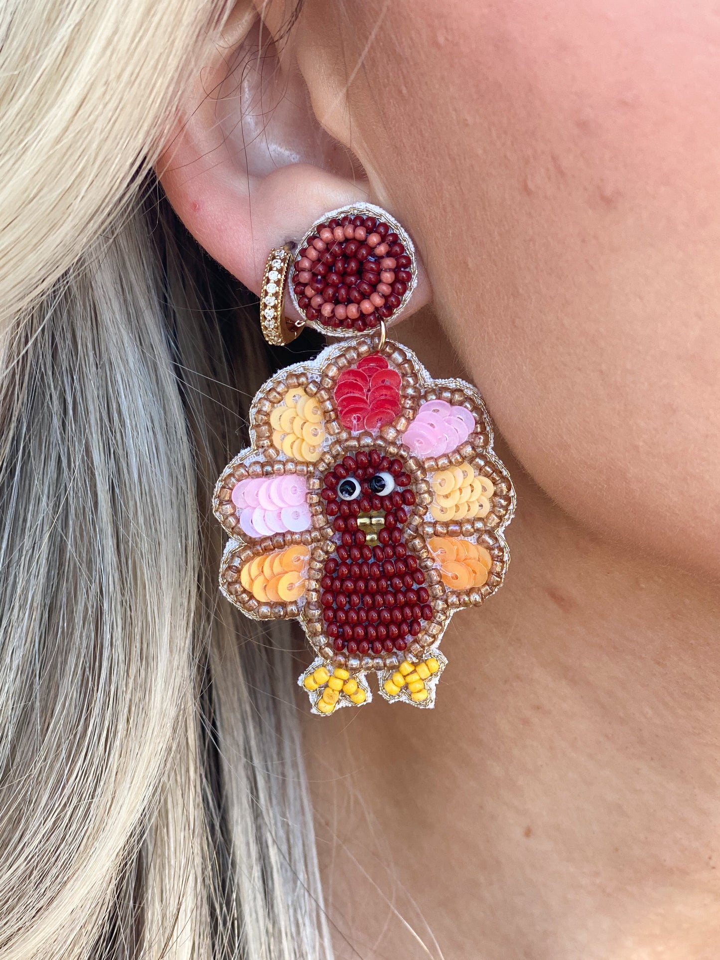 Happy Thanksgiving Earring