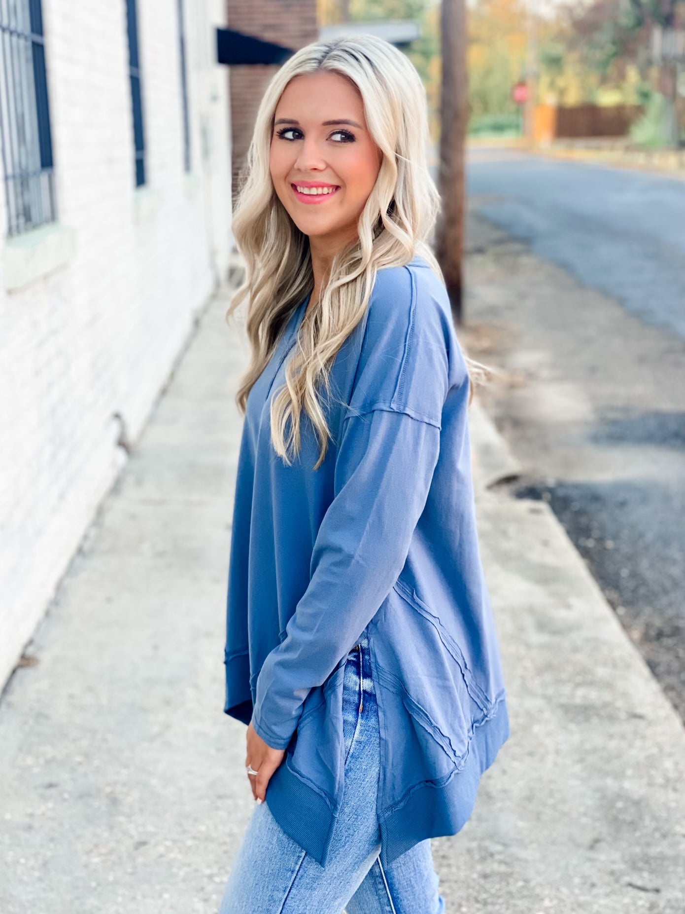 Love Me Not Top DENIM
