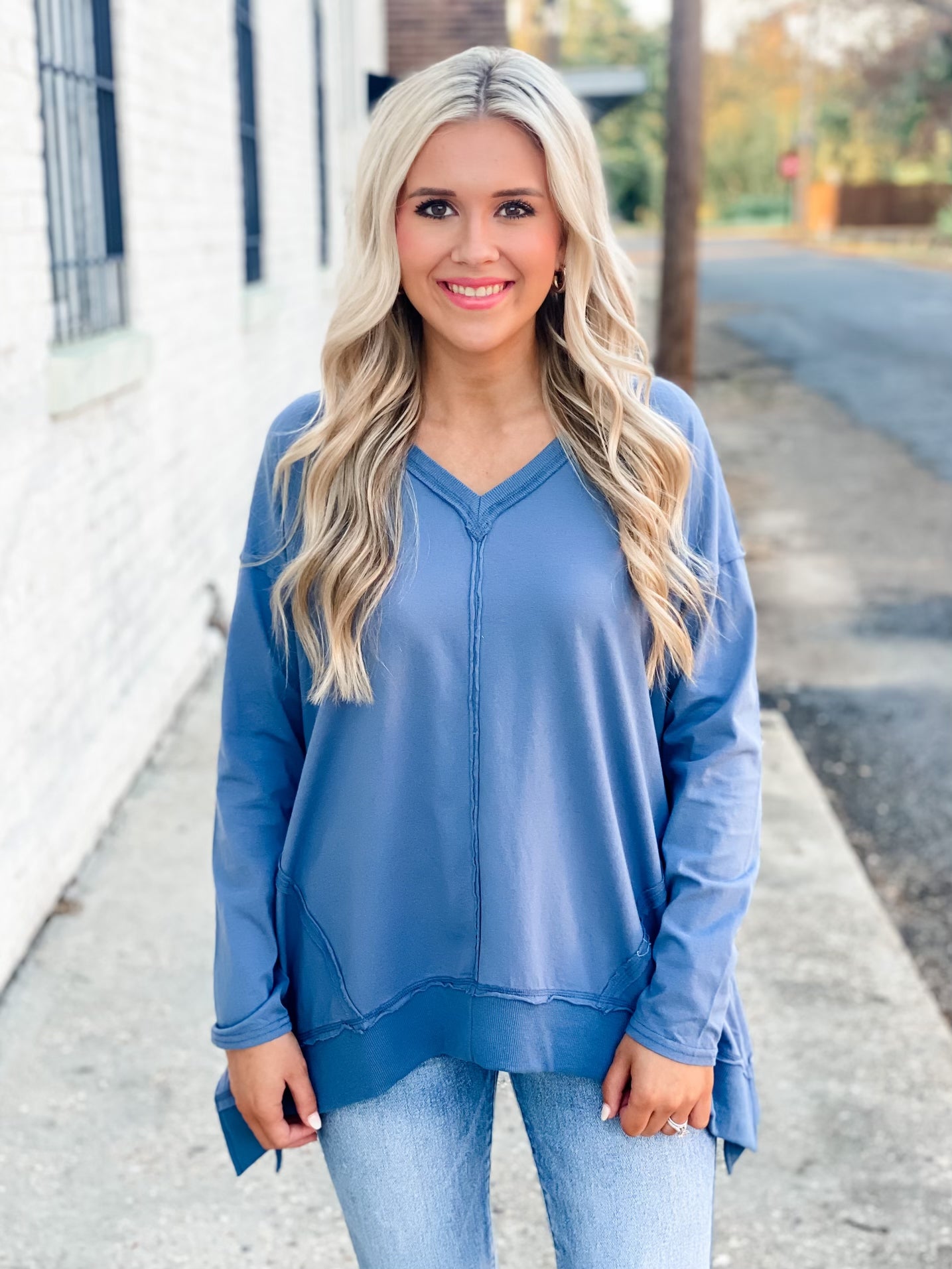 Love Me Not Top DENIM