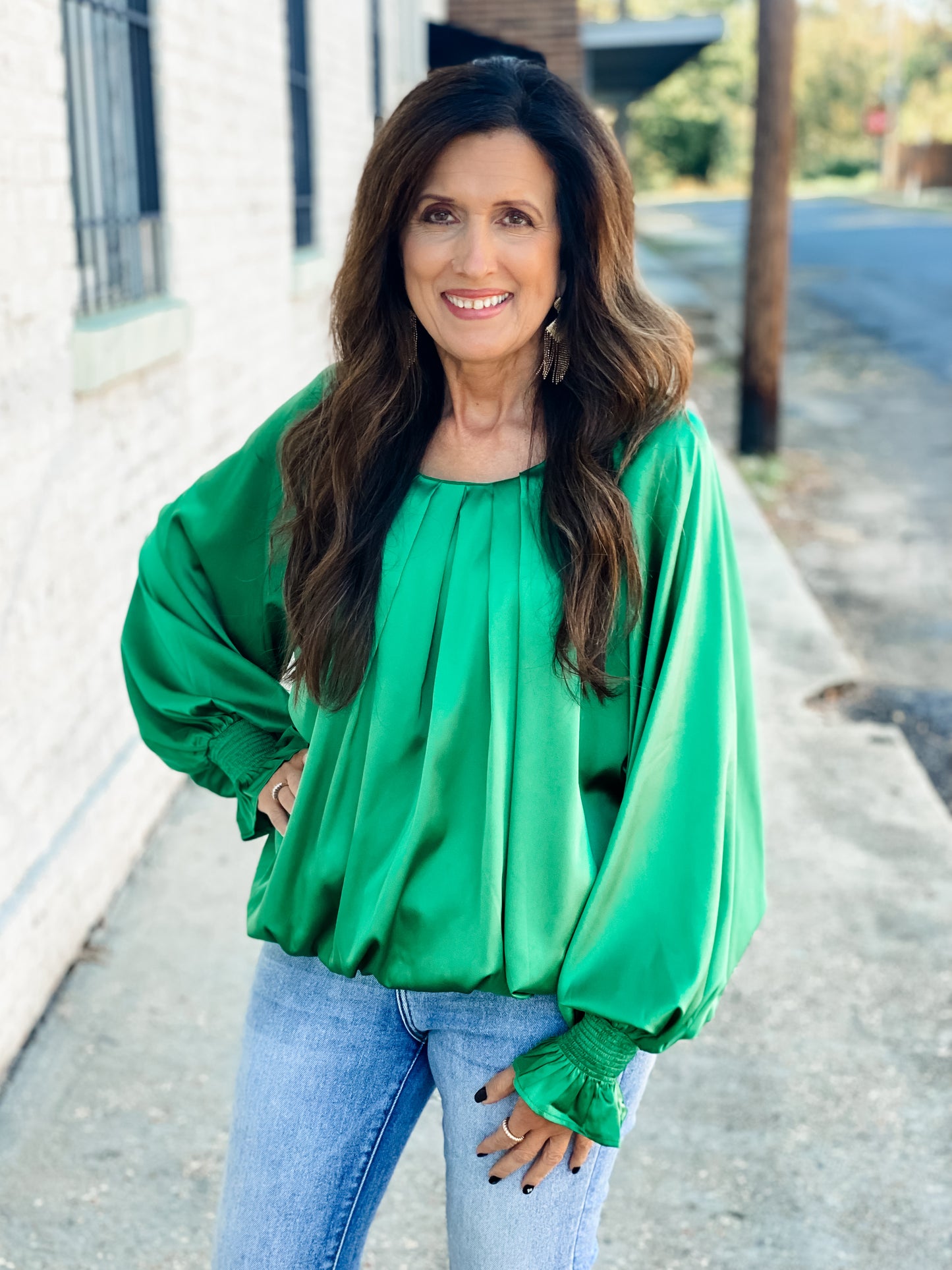 Emerald Lights Top