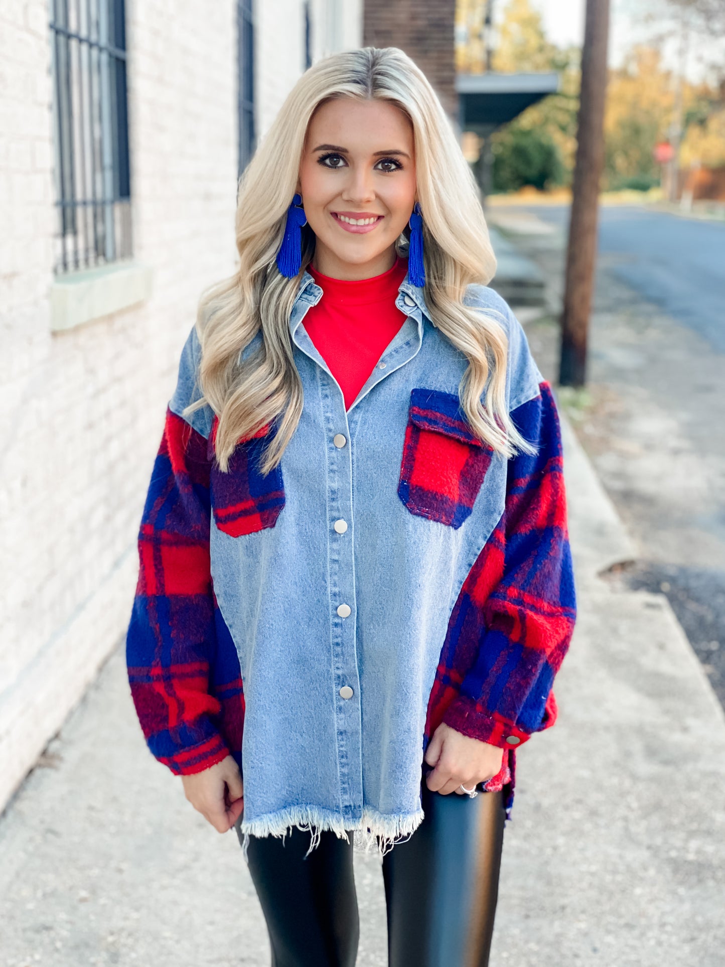 Fall Mixer Denim Shacket