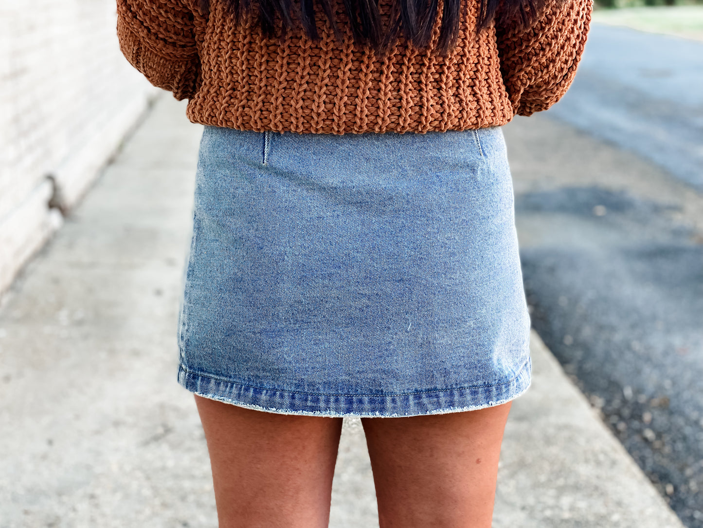 Venture Out Denim Skirt