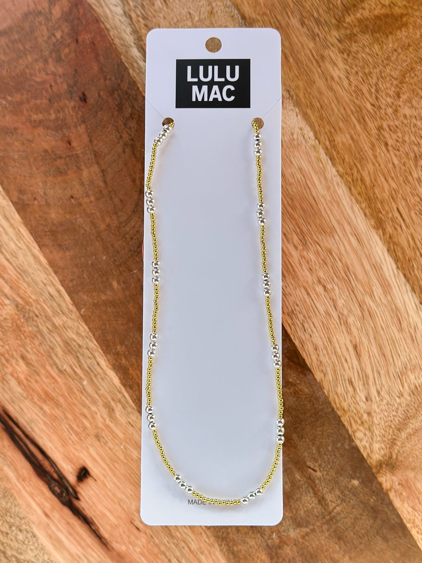 Lulu Mac Mixed Metal Necklace