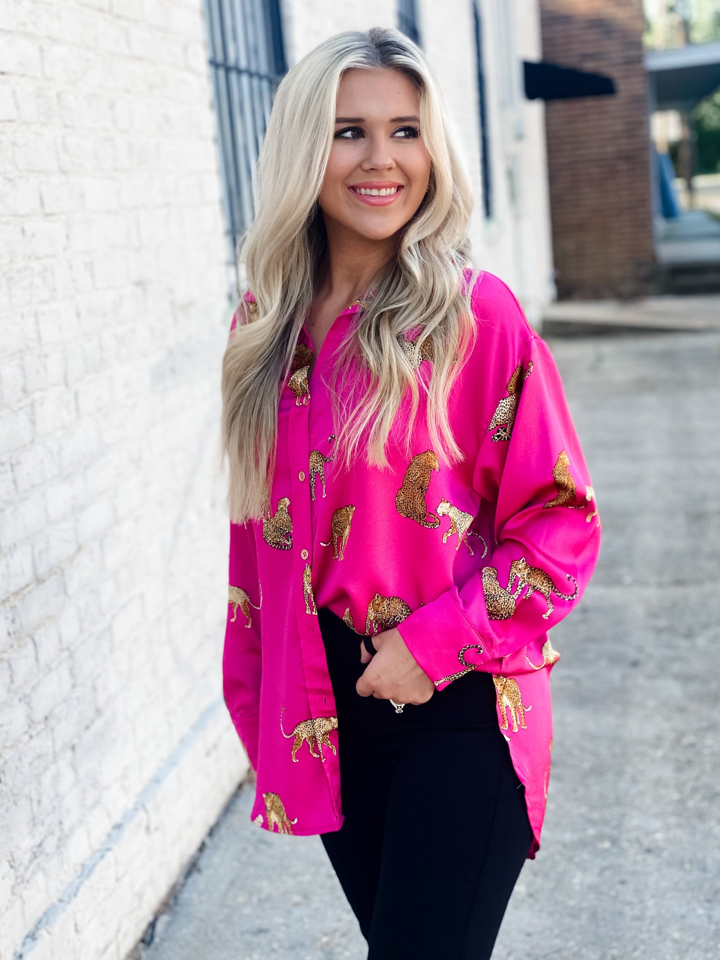 Exceptionally Chic Button Top
