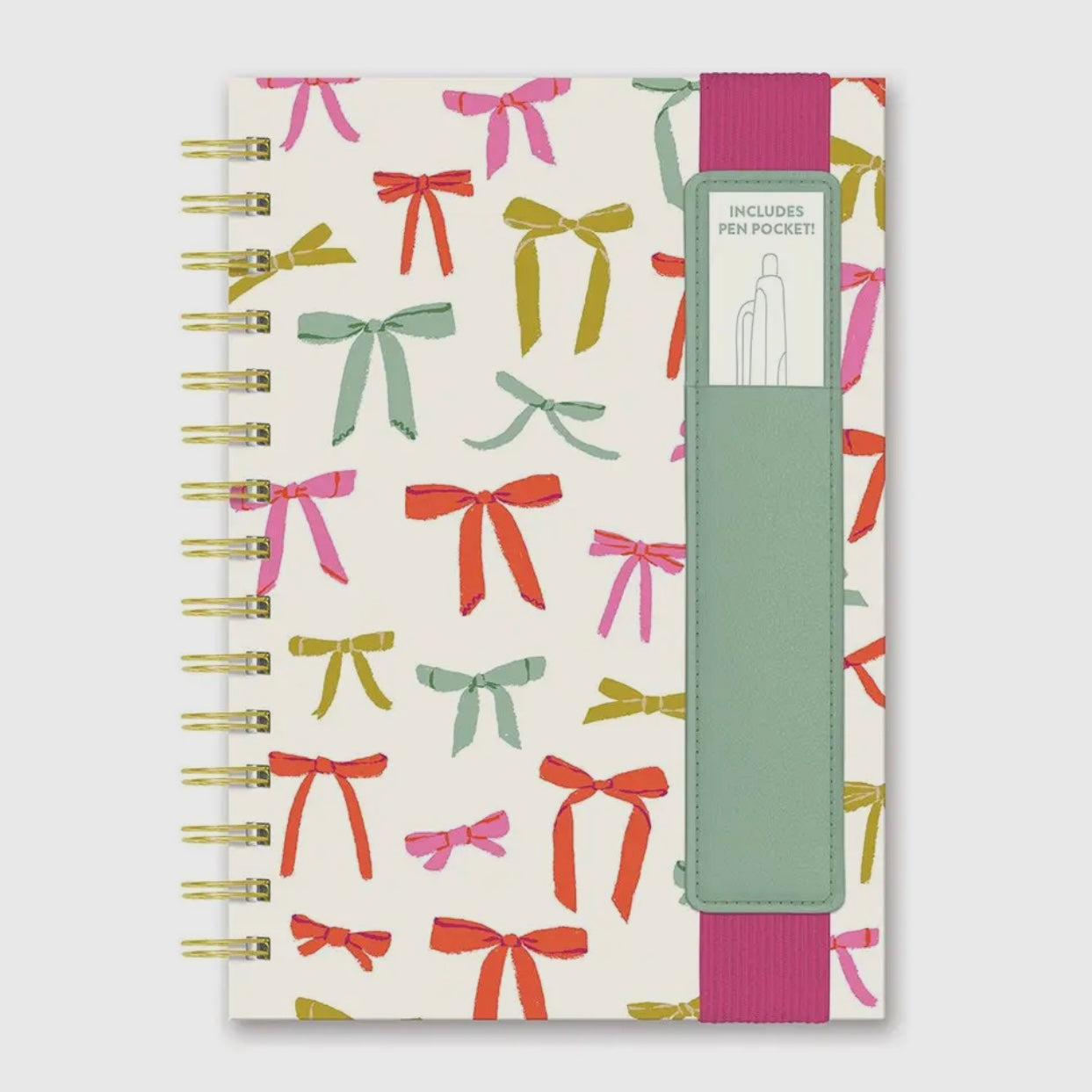 Put A Bow On It Notebook + Pen Pocket