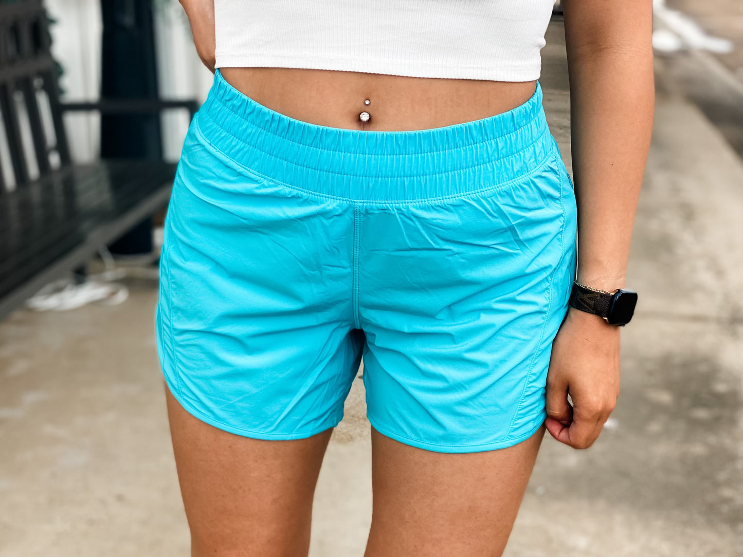 Hot To Trot Athletic Shorts OCEAN BLUE