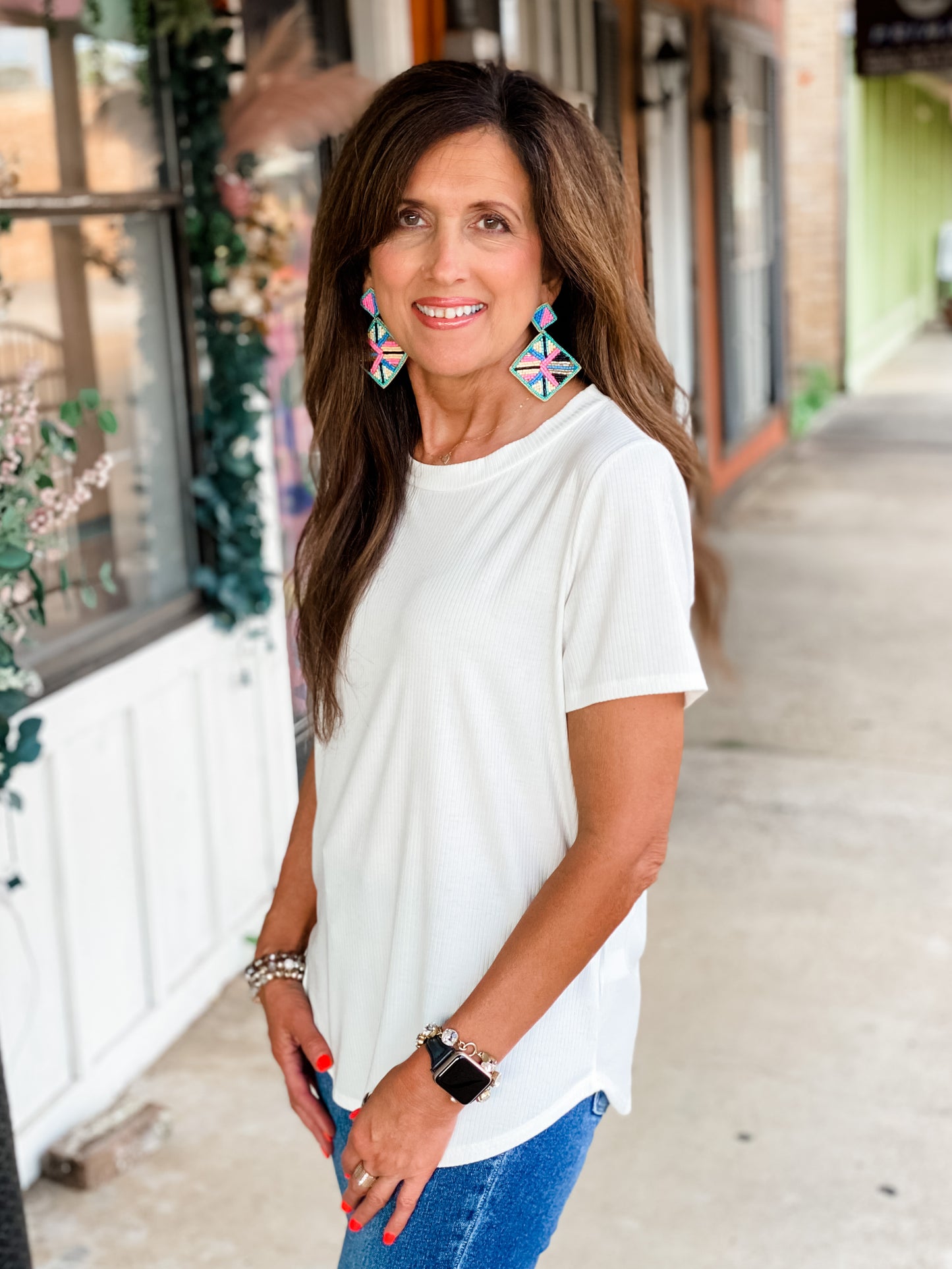 Timeless Ribbed Knit Top IVORY *FINAL SALE*