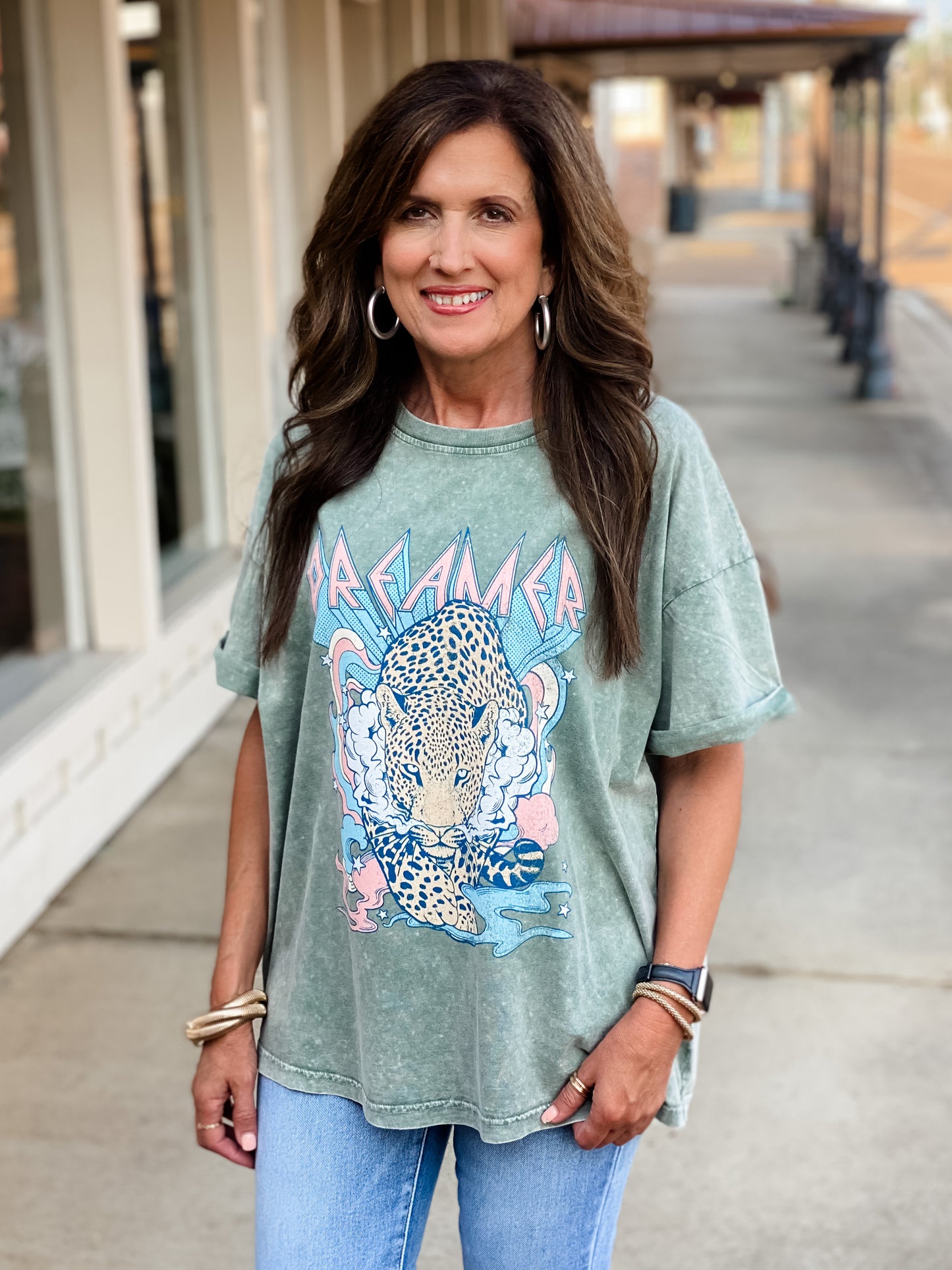 Dreamer Smokin' Leopard Tee