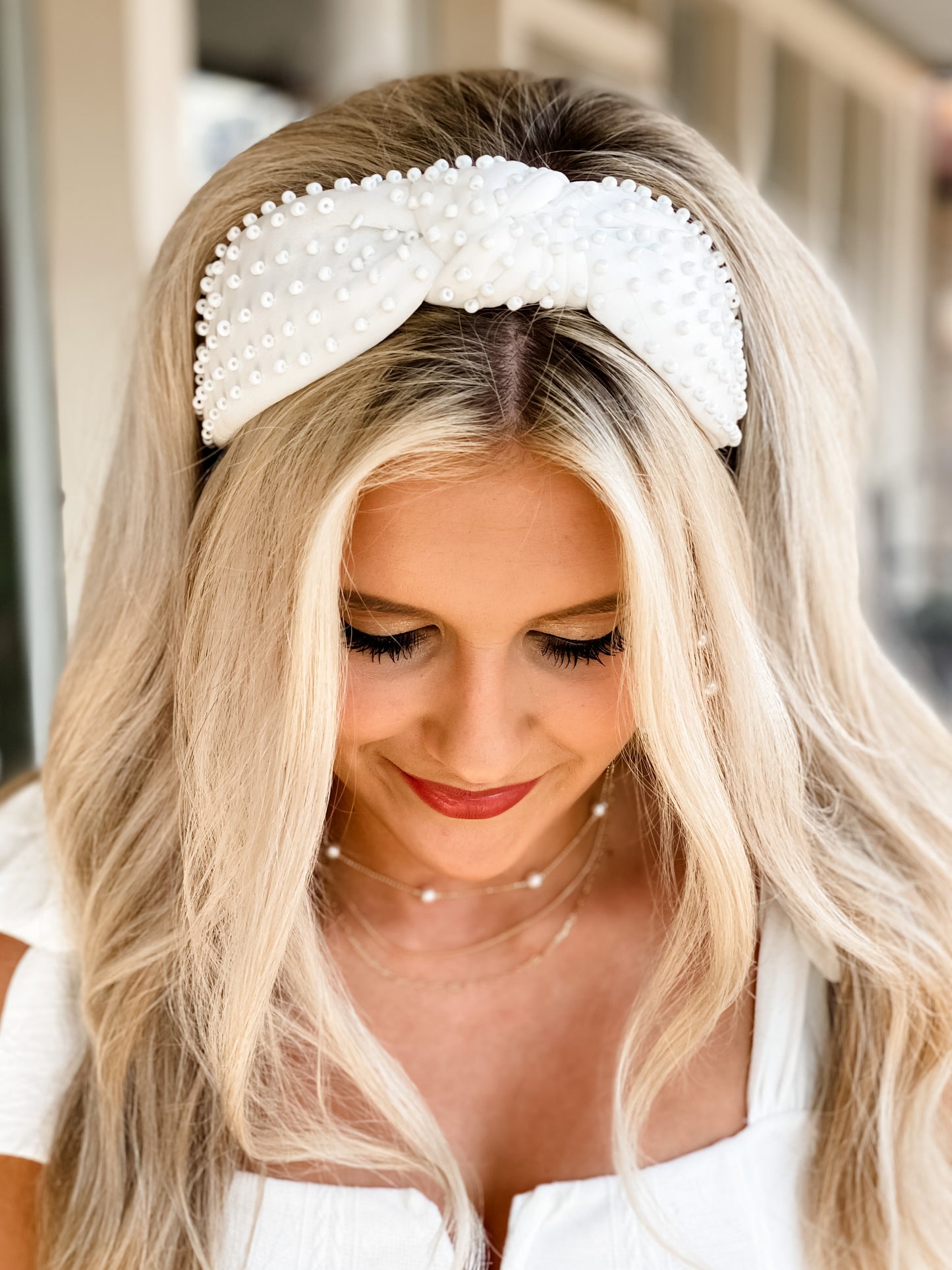 Park Ave Princess Headband WHITE