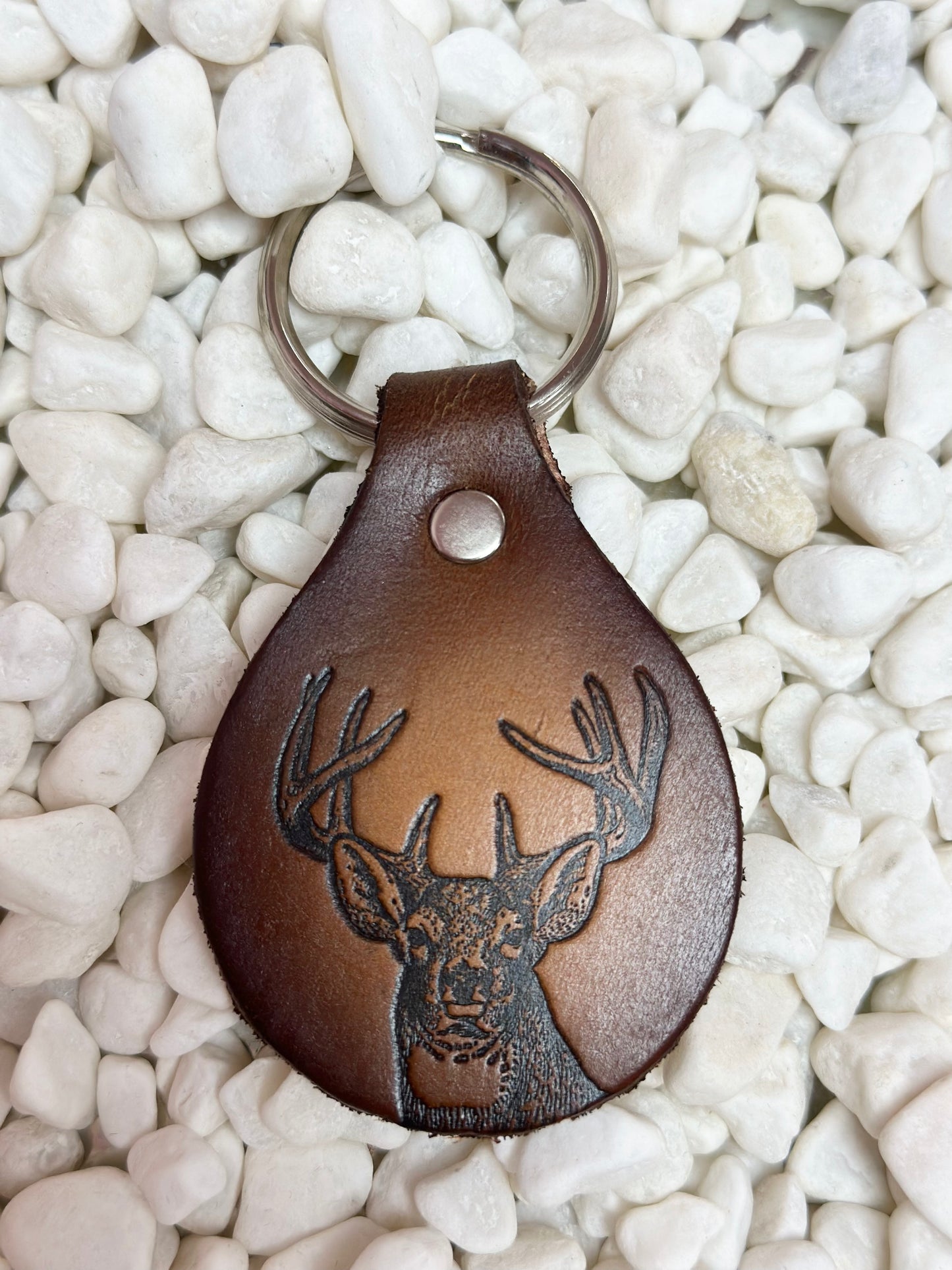 Leather Keychain DEER