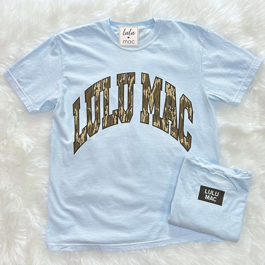 Lulu Mac Bottomland Tee CHAMBRAY