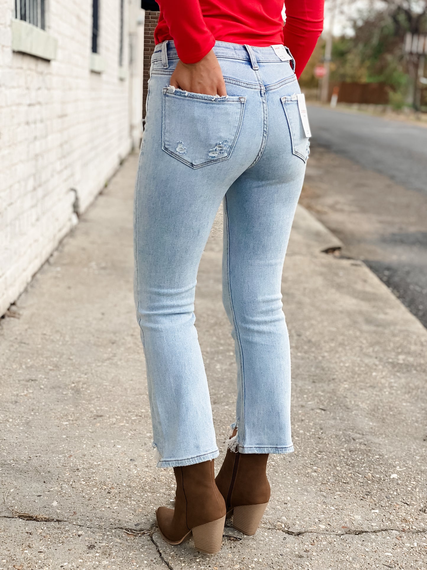 Central Avenue Straight Crop Jeans