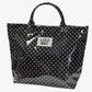 Lulu Mac Polka Dot Tote Bag BLACK/WHITE