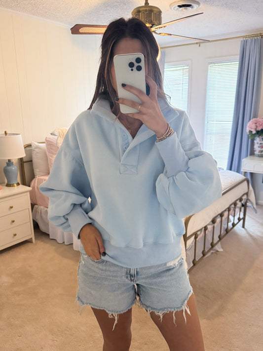 Carefree Cutie Pullover BLUE