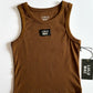 Lulu Mac Solid Tank BROWN
