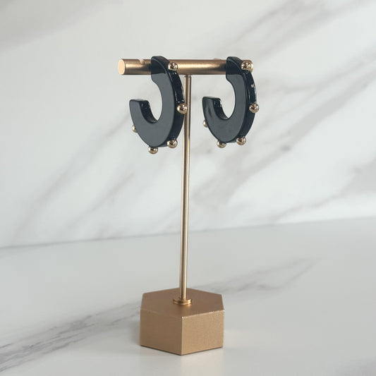 Parker Earring BLACK