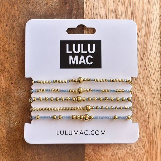 Lulu Mac Bracelet Set LIGHT BLUE