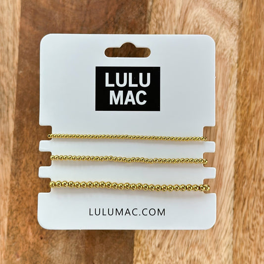 Lulu Mac Bracelet Stack GOLD