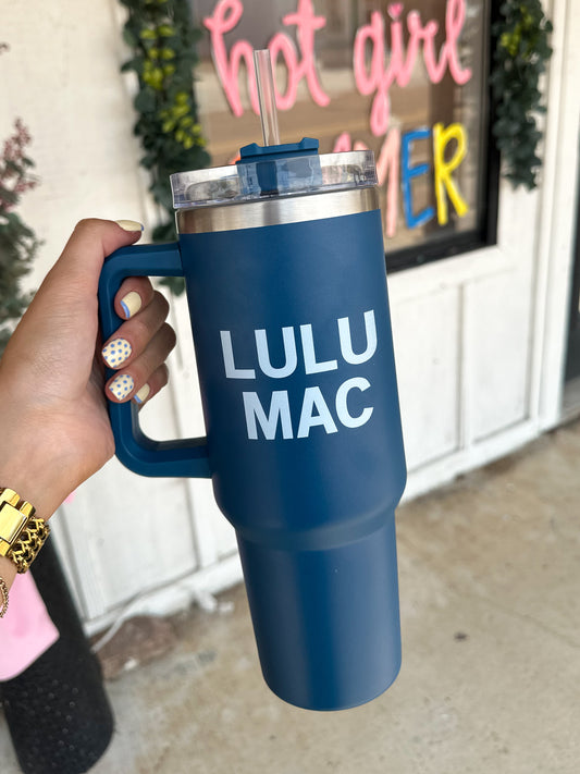 Lulu Mac Tumbler NAVY