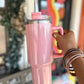 40 oz Shimmer Tumbler LIGHT PINK