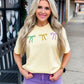 Mardi Bow Glitter Tee