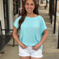 Out & About Top AQUA