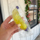 Glitter Banana Squishy YELLOW/PURPLE