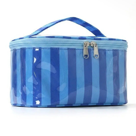Striped Cosmetic Bag BLUE