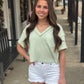 Spring Ease Ribbed Top