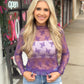 Graceful Moment Lace Top PURPLE