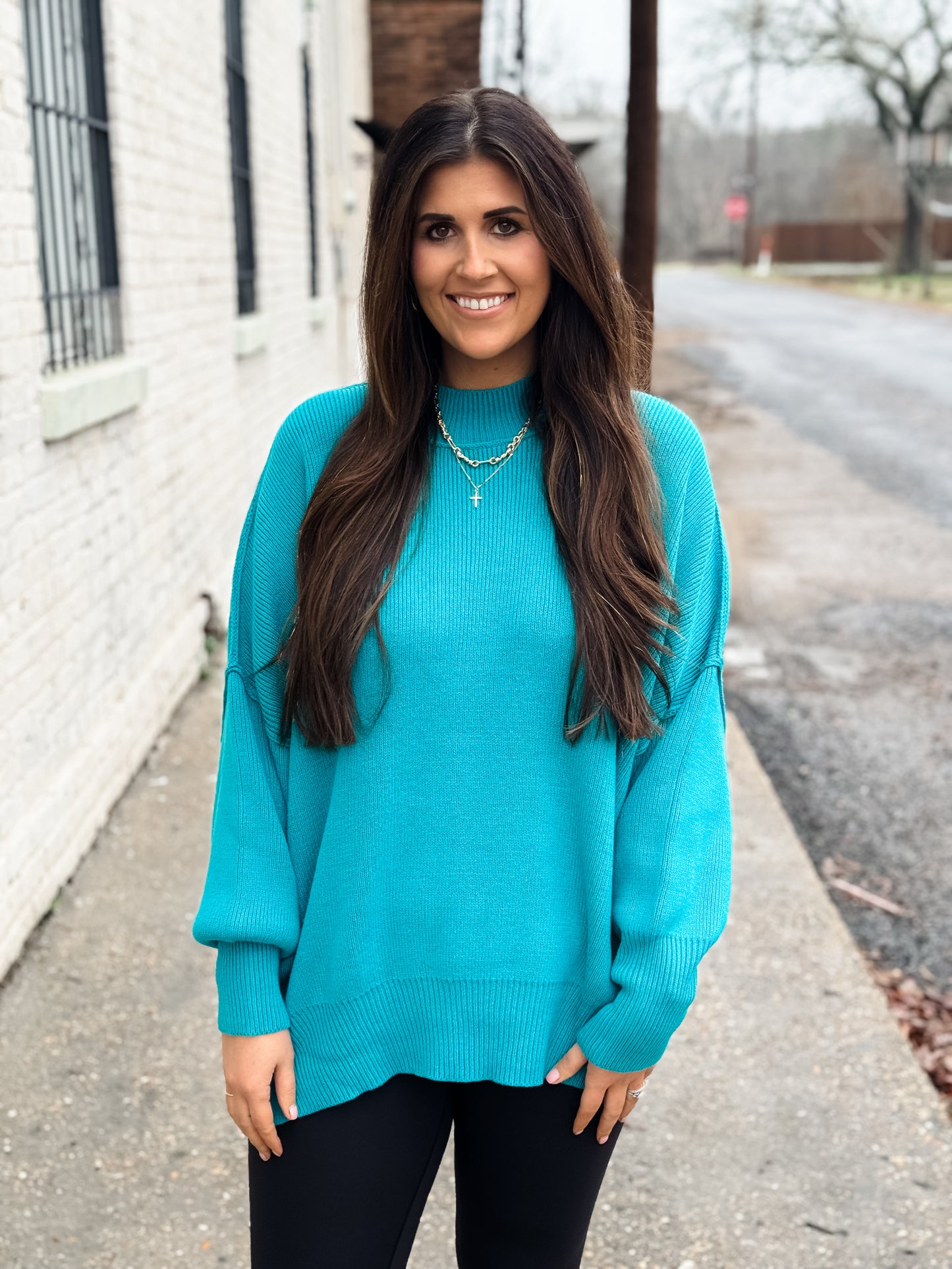 What I Want Sweater TEAL