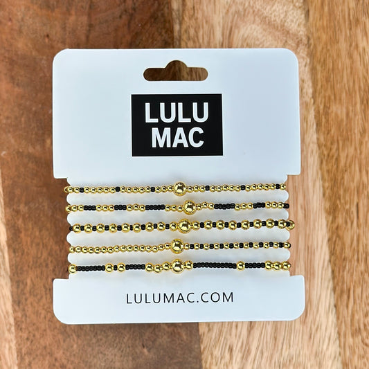 Lulu Mac Bracelet Set BLACK