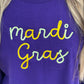 Mardi Gras Embroidered Sweatshirt