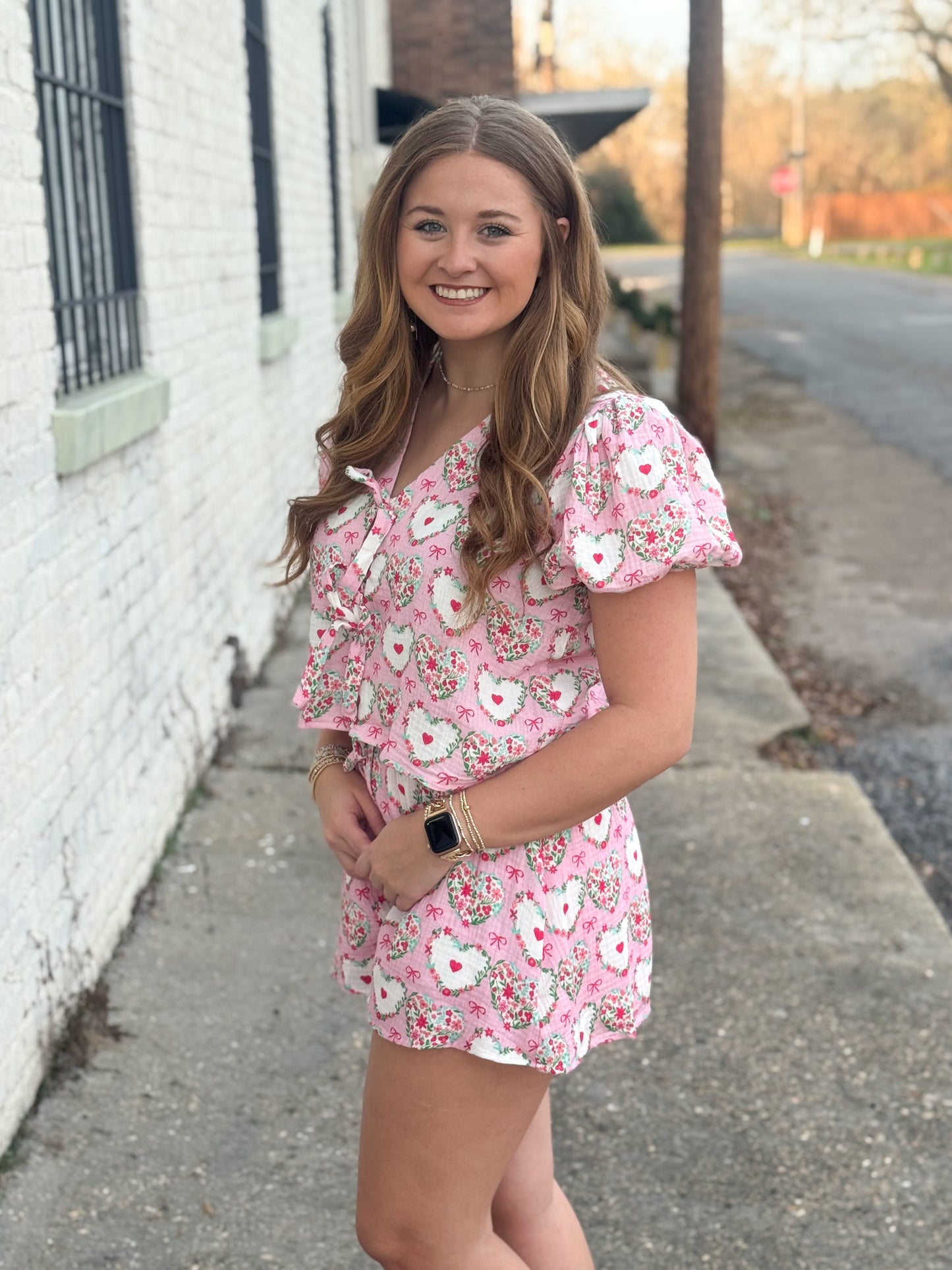 Sweet On You Pajama Set