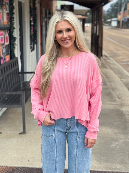 Sunshine Soul Top TAFFY PINK