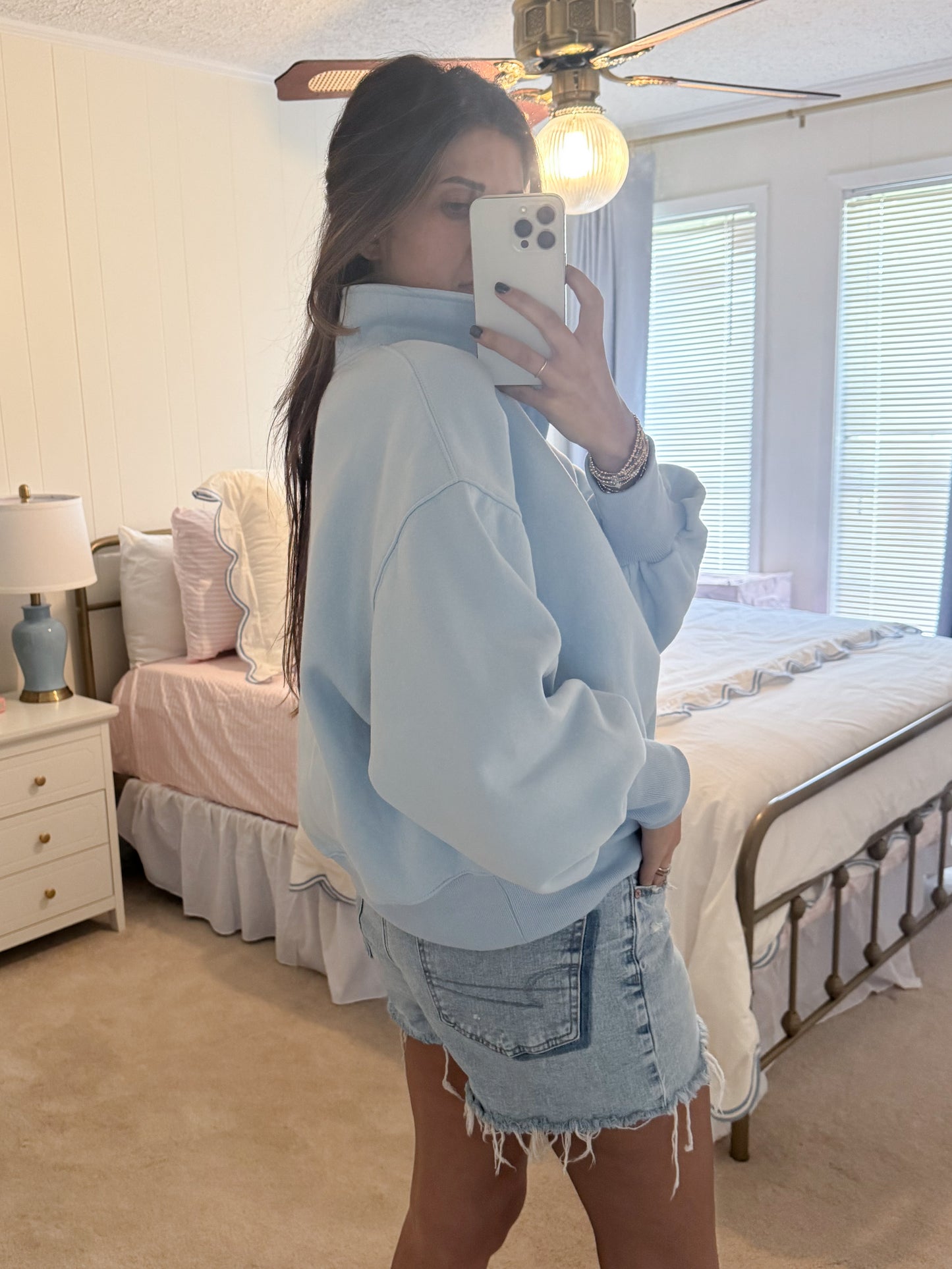 Carefree Cutie Pullover BLUE