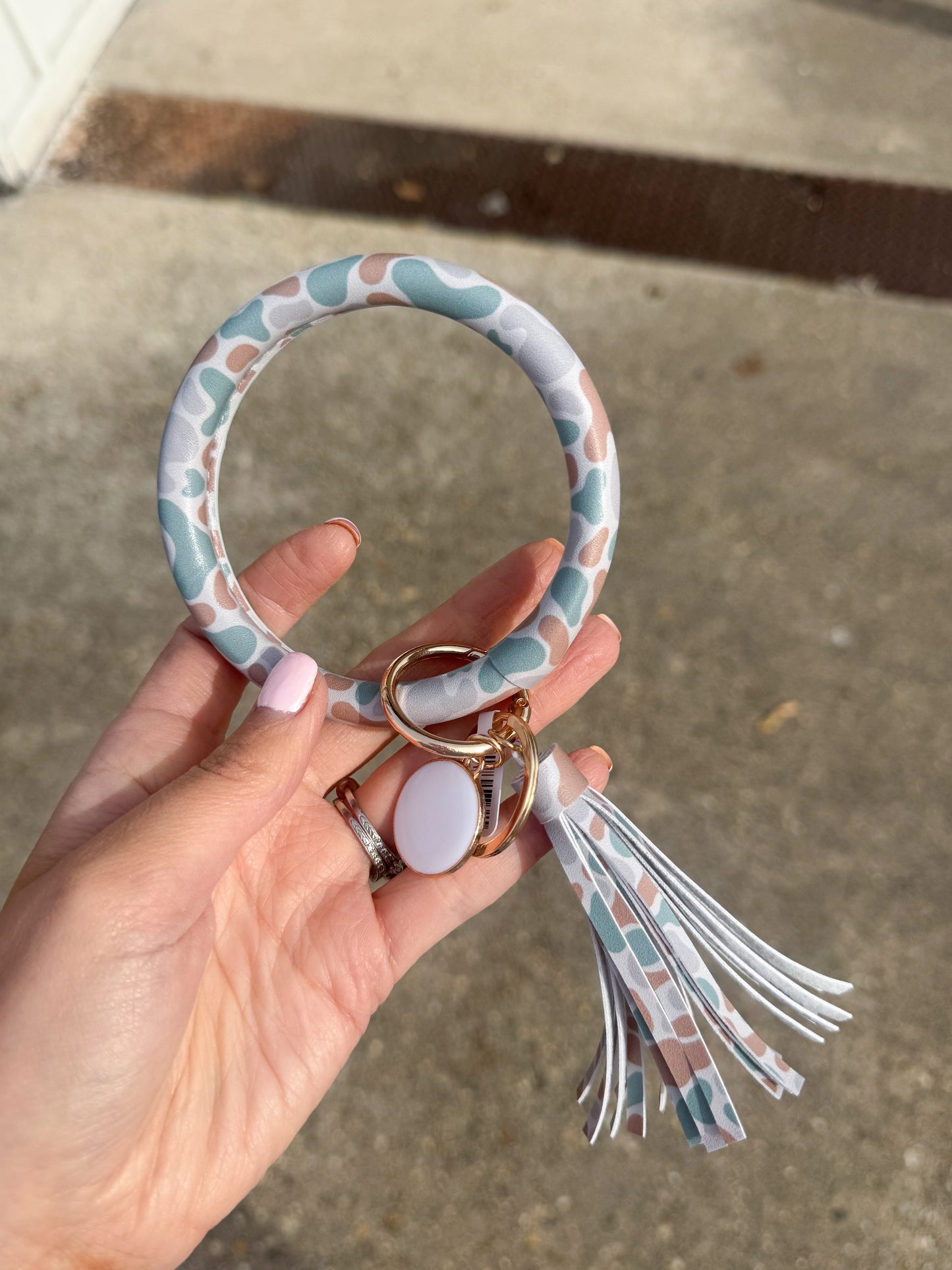 Camo Tassel Keychain