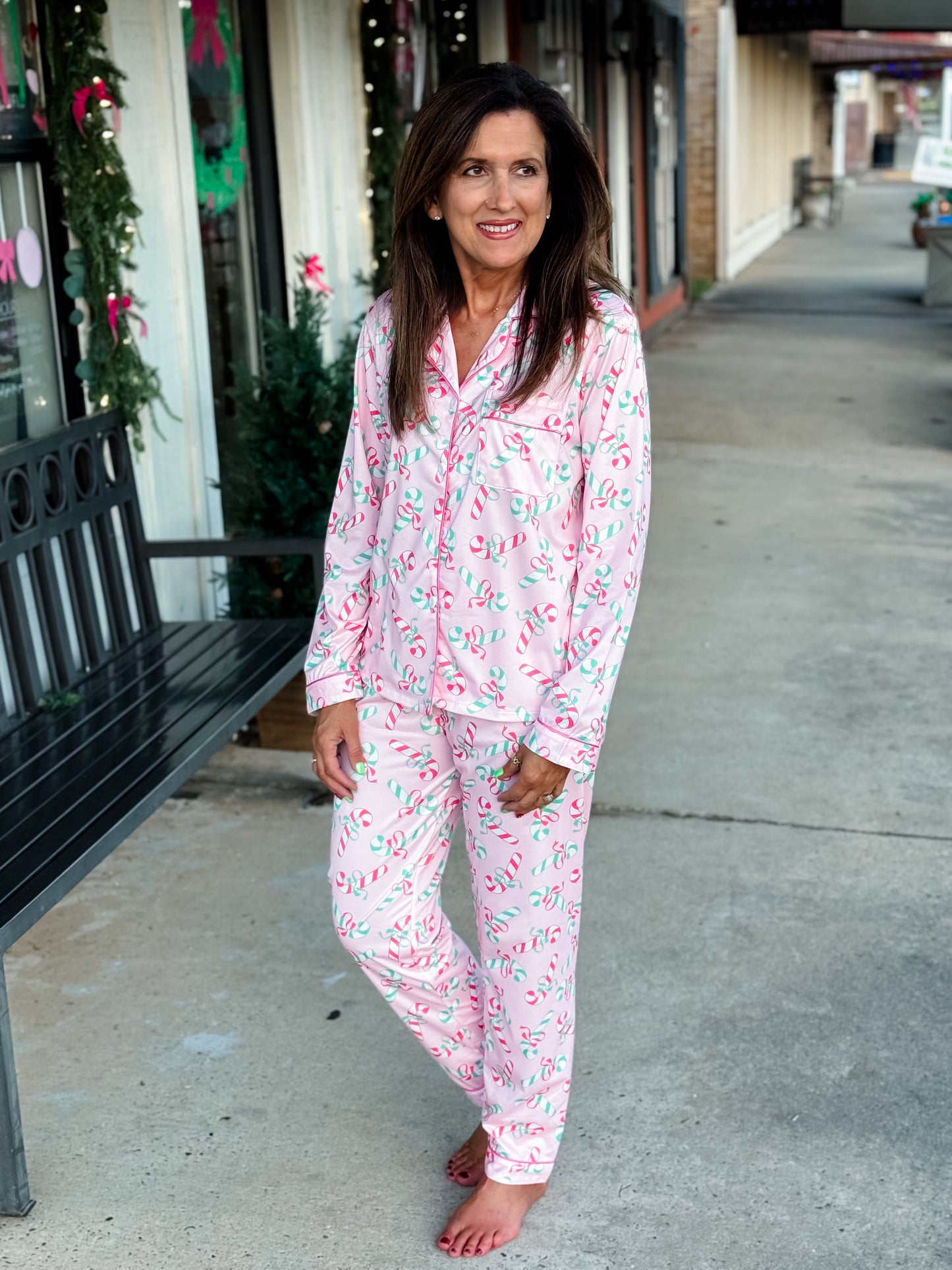 Candy Cane Lane Pajama Set