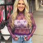 Simply Sure Lace Top PURPLE