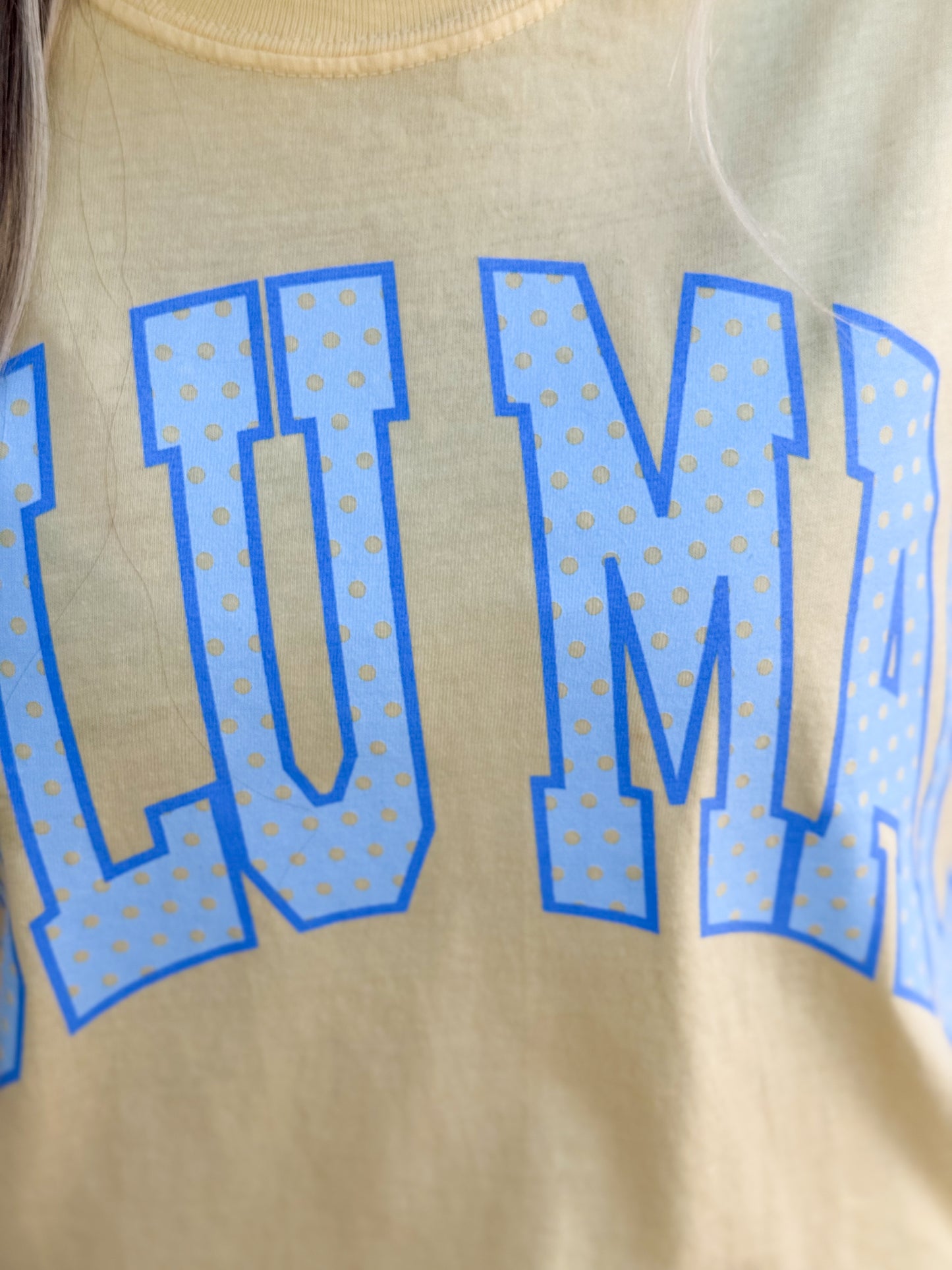 Lulu Mac Polka Dot Tee BUTTER