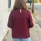 Heard About You Top BURGUNDY