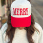 Lulu Mac Merry Trucker Hat RED