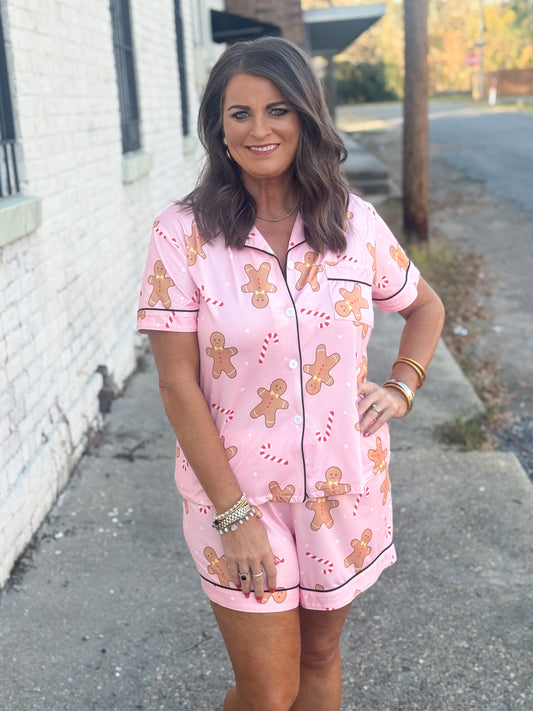 Gingerbread Cutie Pajama Set