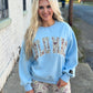 Lulu Mac Light Blue Camo Sweatshirt