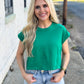 Sunny Days Cropped Tee GREEN