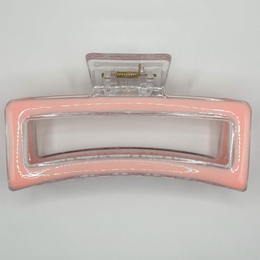 It Girl Jumbo Clip CLEAR/PINK